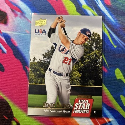2009 Upper Deck USA Baseball Bryce Harper USA Star Prospect Rookie RC