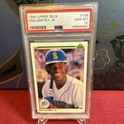 Upper Deck 1990 Ken Griffey Jr. #156 PSA 10 Seattle Mariners MLB Baseball Card