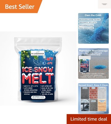 Blue Ice & Snow Melt   Snow Melt, Rock Salt, Driveway & Sidewalk Salt for Ice...