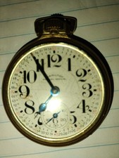 Hamilton RAILWAY SPECIAL 992B Pocket Watch 16s, 21j RUNS WELL