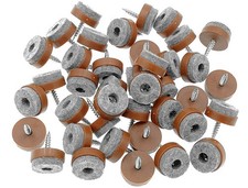 ALIMITOPIA 40pcs Screw-on Furniture Felt Pad Chair Glide Slider Hardwood Floo...