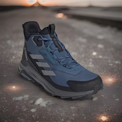 Adidas Outdoor Terrex Anylander Blue/ Gray Men s Hiking Boots . US Size 12