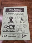 new mexico state aggies men's basketball team 1990 Signed Program 14 Signatures