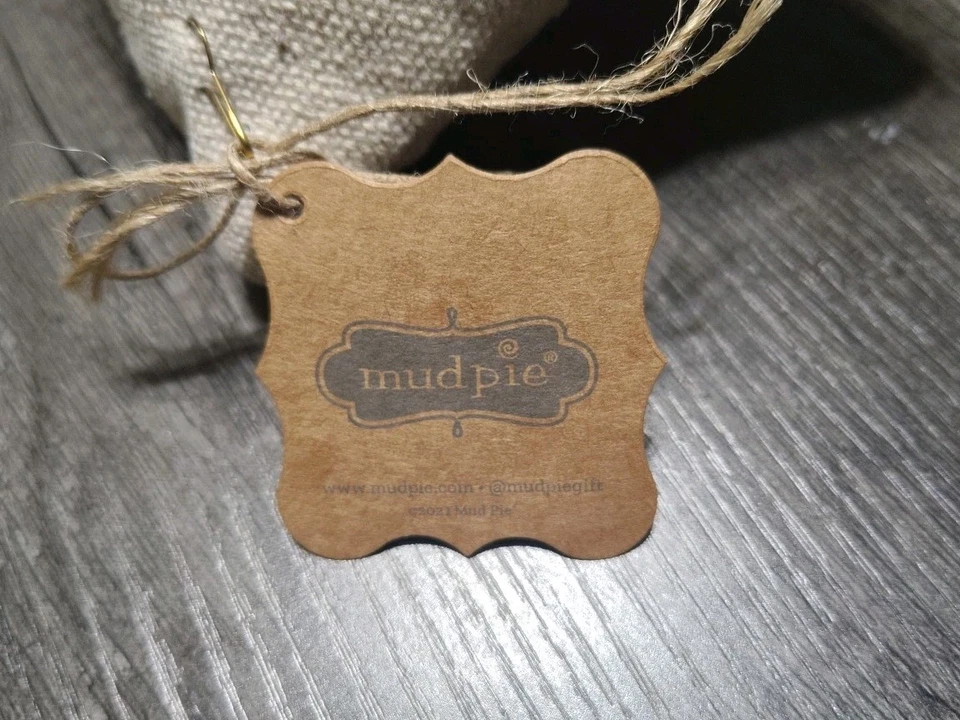 Mud Pie Fresh Farm Hook Mini Pillow, 12" x 6" NWT - Image 4 of 4