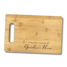 Grandma's House Bamboo Cutting Board, Kitchen Decor, Grandma Gifts For Nana,