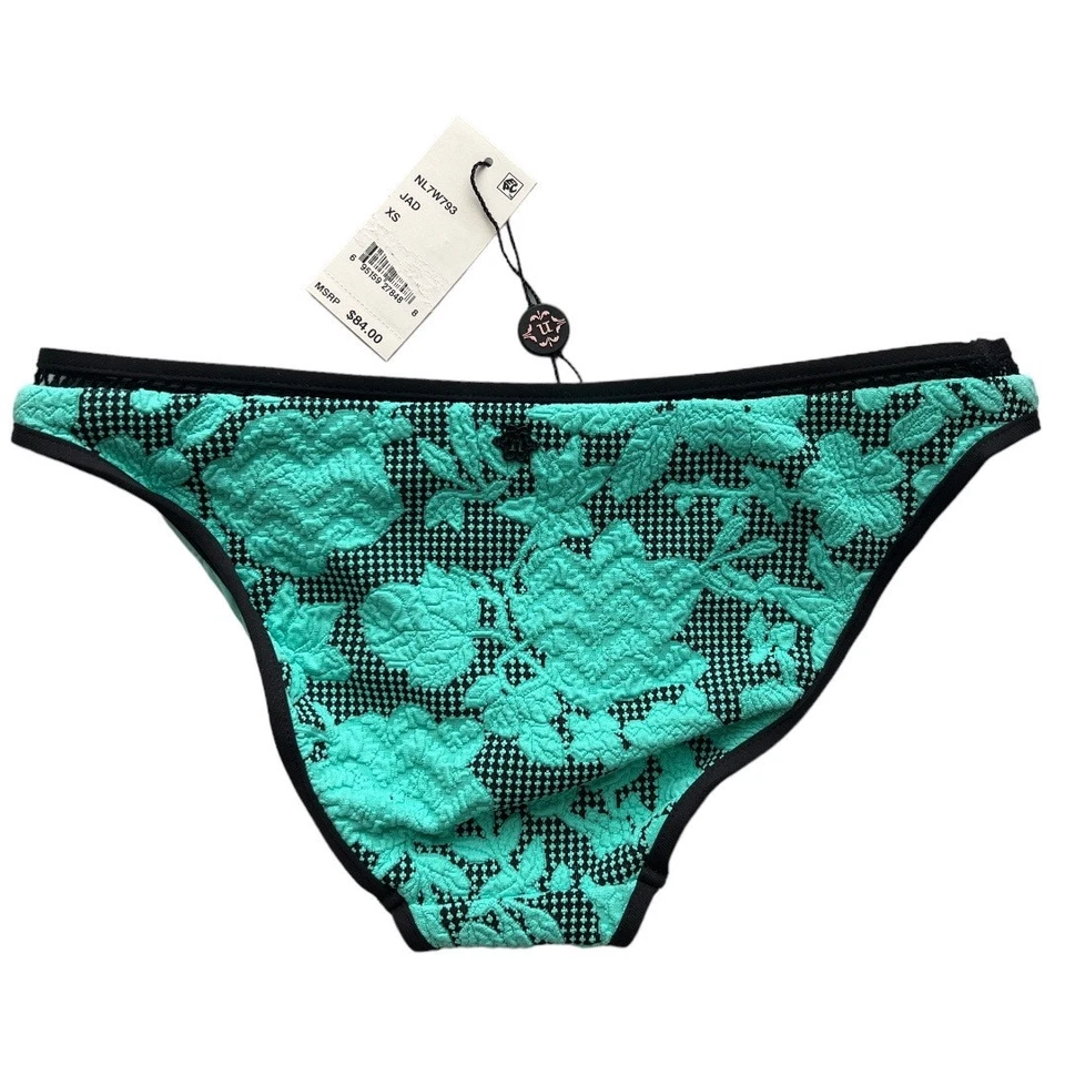 Parte inferior de bikini Nanette Lepore Jade Jacquard, XS Foto 4 de 4