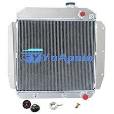 4 Row Aluminum Radiator for 1955-1959 1957 Chevrolet Truck Pickup LS Engine Swap