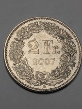 Switzerland Helvetia 2 Francs (Franc) 2007