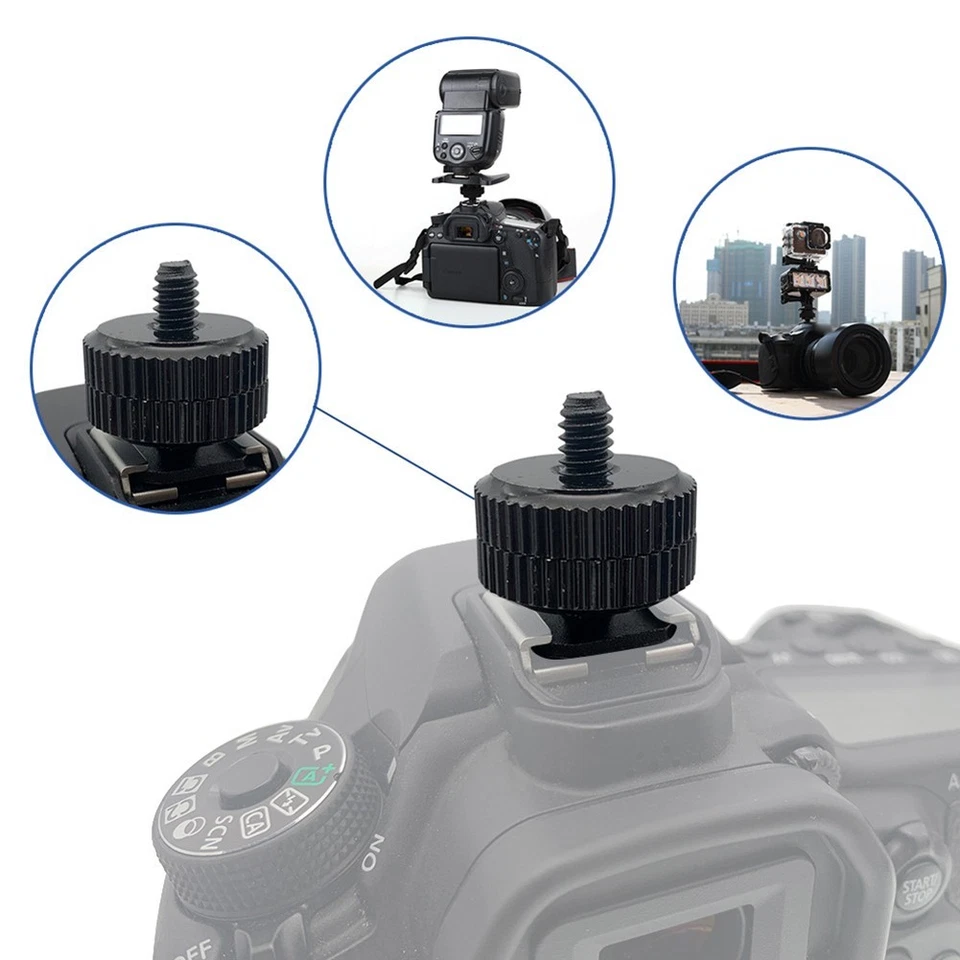 Triple Shoe Mount Adapter for Flash Dslr Cameras Enhance Your Camera Setup - Image 4 of 4