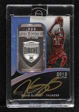 2014-15 Panini Eminence All-Star Signatures Silver 10/10 Kevin Durant Auto 07o4