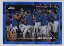 2024 Topps Chrome Sapphire Edition New York Mets #557 1cc0