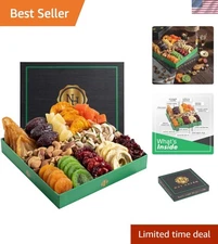 Elegant Assorted Dried Fruit & Nuts Gift Box for Holidays, Sympathy, and More