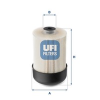UFI Kraftstofffilter 26.114.00 Filtereinsatz FüR X62 Nissan Movano Opel Vivaro 3