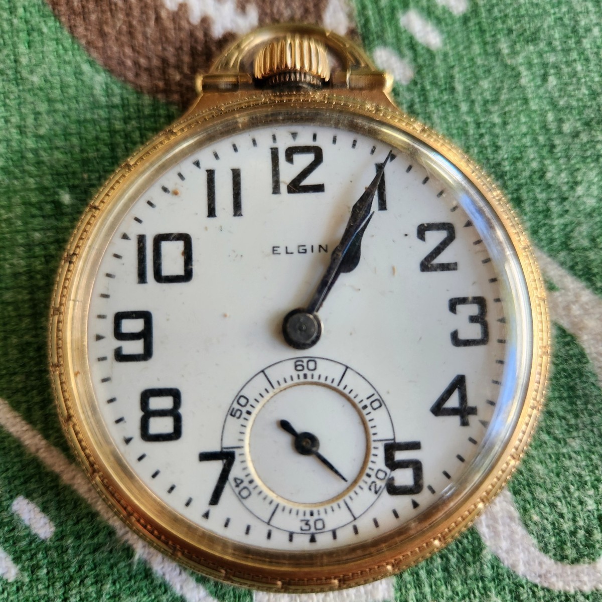 Antique Elgin BW Raymond 10k GF 16s 21 Jewel Railroad Star Case