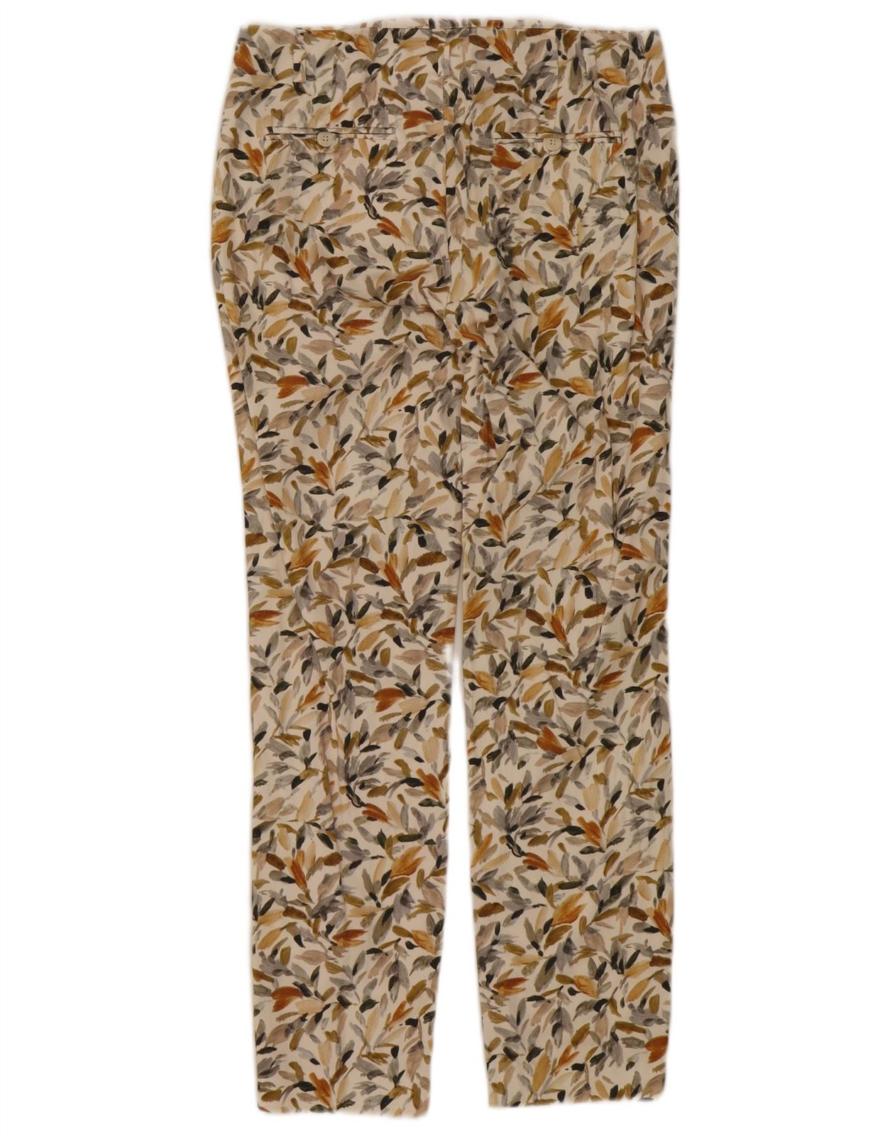 ZARA Womens Chino Trousers US 4 Small W27 L27 Multicoloured Floral CA02 thumbnail 2