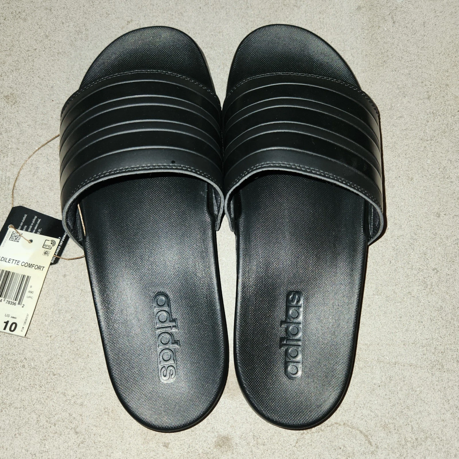 Sandali uomo Adidas Adilette comodi slide neri GZ5896