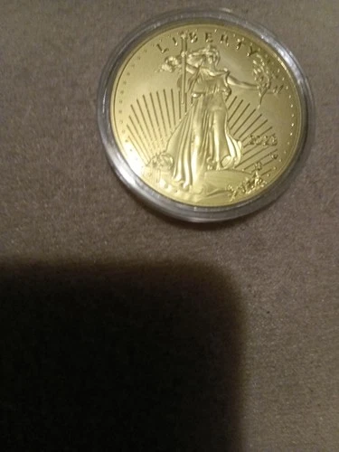 Lot 15 2024 Liberty Gold Plated Coin Brand New