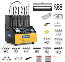 GDI EFI FSI Piezo Ultrasonic Fuel Injector Cleaner Tester Machine 15 Functions