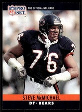 1990 Pro Set Steve McMichael Chicago Bears #54