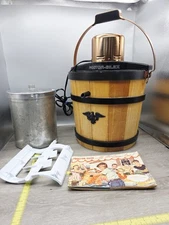 Vintage Proctor Silex 4-Quart Electric Ice Cream Maker Churn Model 88101 1974