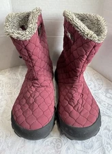 Bogs Boots Womens 11 B-Moc Quilt Puff Wine Waterproof