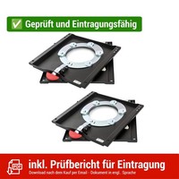 2X Drehkonsole Passend F. Fiat Ducato Ab 2006 Fahrer + Beifahrerseite X250-X290
