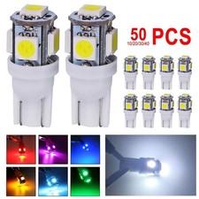 T10 W5w Led Car Bulbs 5smd 12v Dome Door Trunk Map Plate Lights T10 W5w Led Car Bulbs 5smd 12v Dome Door Trunk Map Plate Lights