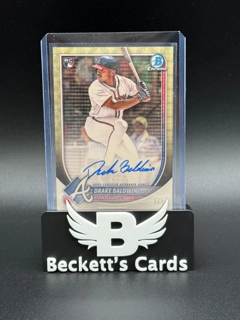 2025 Bowman Chrome Drake Baldwin Superfractor AUTO Rookie of the Year! 1/1