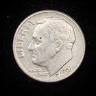 90% Silver - 1959 Roosevelt Dime - Circulated Condition - 08-20