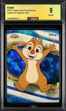 2025 Topps Chrome Disney Sapphire Edition: # 27 Dale MBA 9 MINT