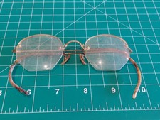 Vintage SC - USA Gold Tone Frame Glasses For Restoration or Parts