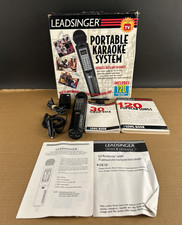 Leadsinger Karaoke Microphone with Popular and Classic Rock Songs Tested Works