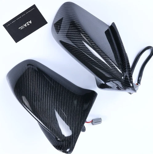 1987-1993 Mustang Coupe & Hatchback LH RH Side Carbon Fiber Outside Mirrors