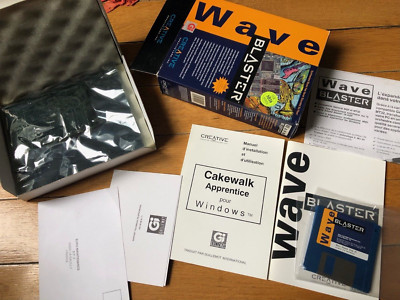 Creative Wave Blaster CT1900 Waveblaster MIDI Wavetable Tochterboard Boxed Neu