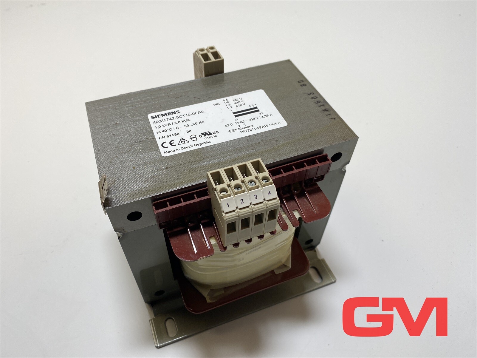 Siemens Transformer 4AM5742-5CT10-0FA0 Transformer SITAS 1.0 kVA/5.0 kVA