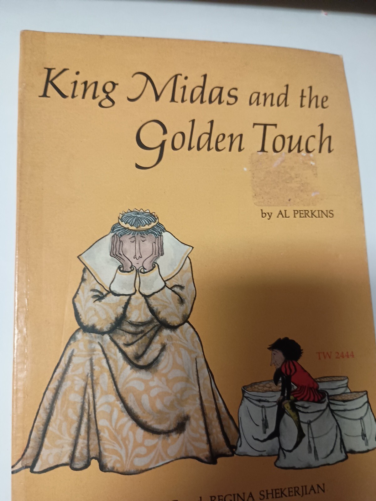 Vtg Children's PB Book Scholastic KING MIDAS AND THE GOLDEN TOUCH TW ...