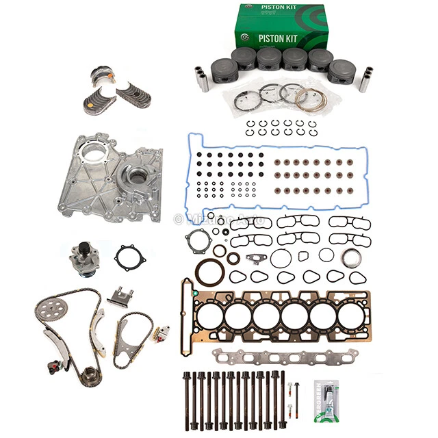Kit de reconstrução de motor ajuste 02-05 Buick Chevrolet GMC Isuzu Oldsmobile Saab 4.2 VIN S - Imagem 2 de 4