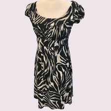 BCX Black/White Dress Size M Great Condition
