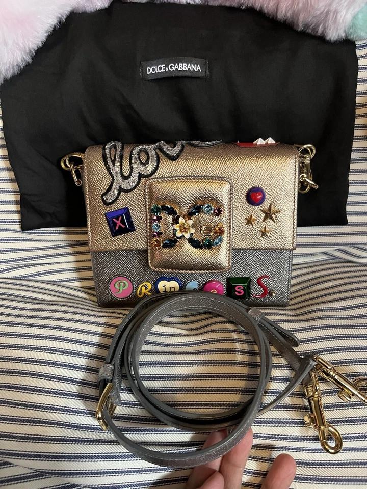 Bandolera Dolce & Gabanna Metallic Dauphine Mini Millennials LovePrincess Foto 2 de 4