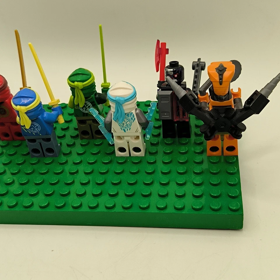 Lego Ninjago Minifiguren Set 8 Figuren Ninja´s Loyd Kai Jay Ghost Konvolut - Bild 4 von 4