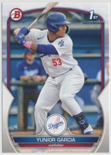 Yunior Garcia - Los Angeles Dodgers - 2023 Bowman - 1st Bowman - #BP-142