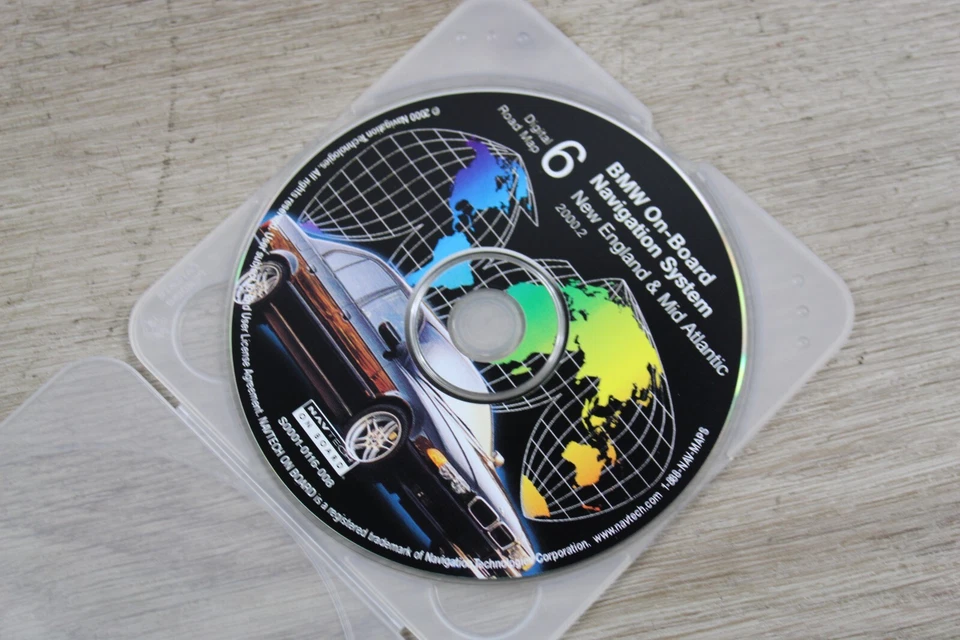 BMW E38 E39 E46 E53 X5 750IL 330I NAVIGATION ON BOARD SYSTEM MAP 1 CD DVD 2000.2 - Image 2 of 4