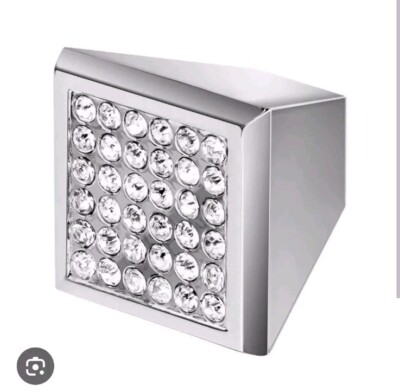 Lot Of 4*Wisdom Stone 4202 Marilyn 1'' Square Blinged Out Rhinestone Cabinet Knob