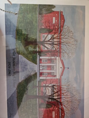 NIP Pilot Mountain High School #115 to 143 Betty Ann McKinney  Signed Print