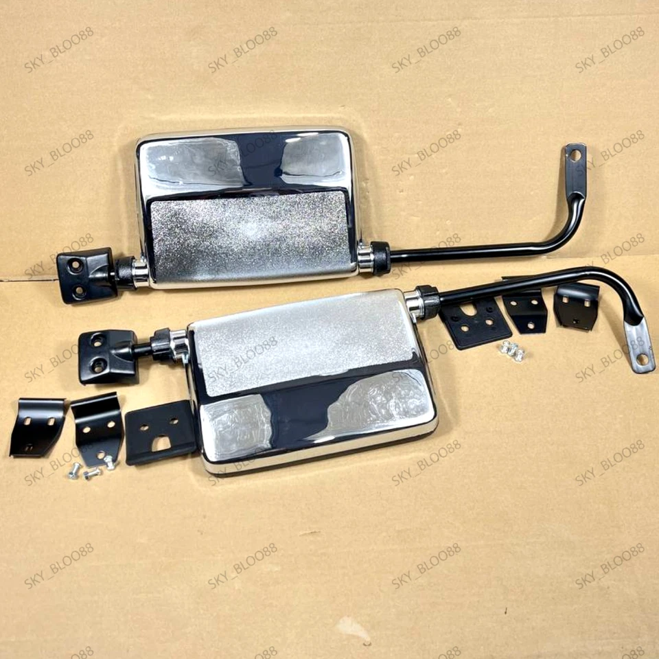 Espejo retrovisor puerta lateral Mitsubishi Pajero Montero Shogun MK1 L049 L047 L149 1983-1991 Foto 3 de 4