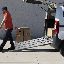 Truck Car Auto Trailer Ramps Universal Hook Aluminum Loading Ramps 2.72t/6000lbs