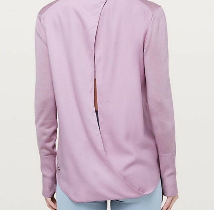 Lululemon nwt Still At Ease Pullover 12 pink image 3