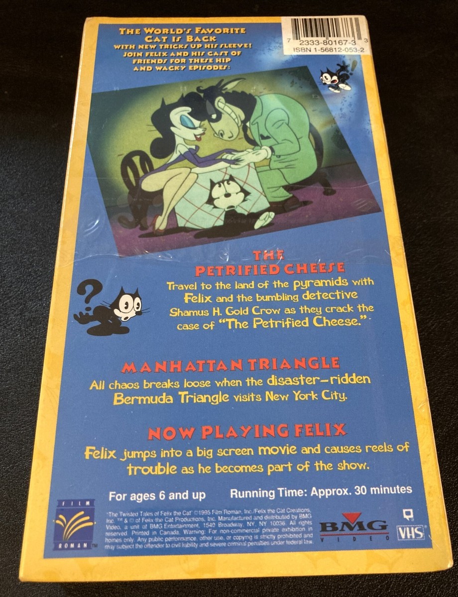 The Twisted Tales of Felix the Cat - The Petrified Cheese (VHS