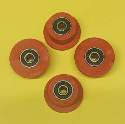 TOTAL GYM REPLACEMENT ROLLERS 4PK for MDLS:1600,1700,1800,1900, BRAND NEW