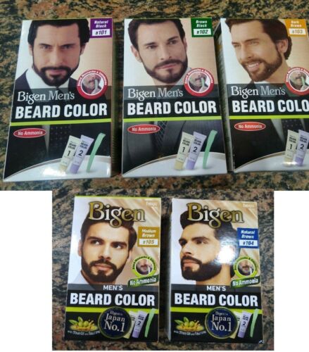 Bigen Men's Beard Color | No Ammonia | B101 B102 B103 B104 B105 | 40 Gram - Picture 1 of 6